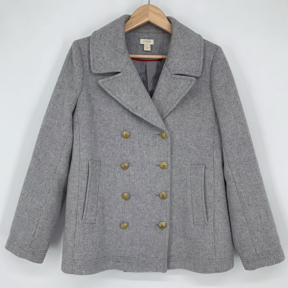 J. Crew Majesty Peacoat Grey